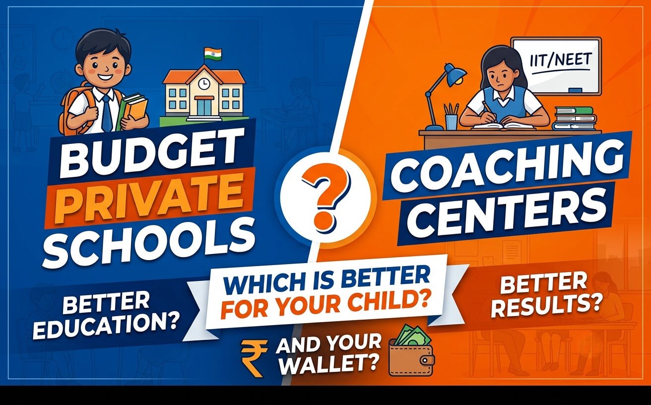 Budget Private Schools vs Coaching Centers in India — Which Is Better for Your Child and Your Wallet?