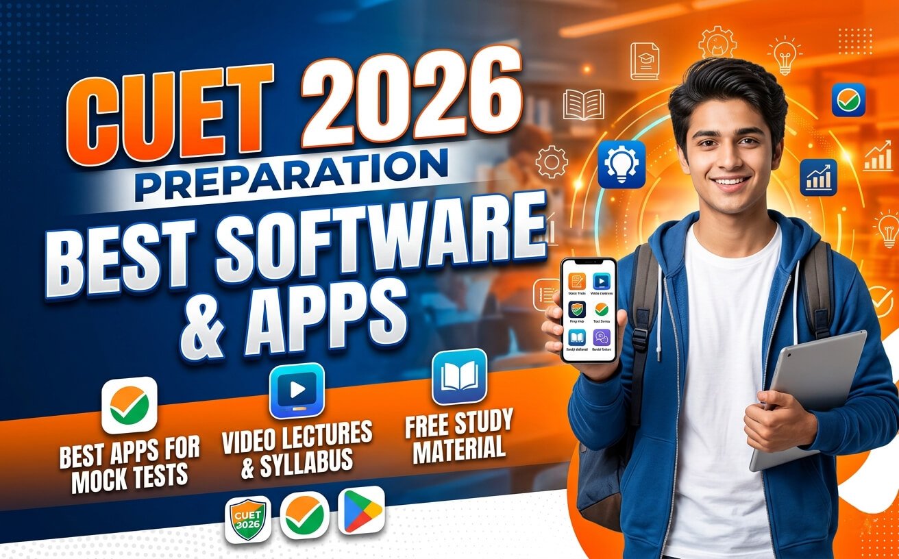 CUET 2026 Preparation ke liye Best Software aur Apps