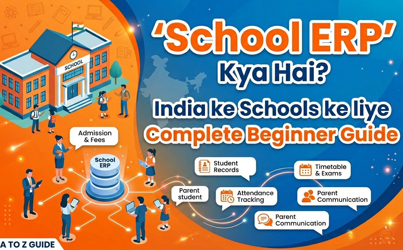 School ERP Kya Hai? India ke Schools ke liye Complete Beginner Guide