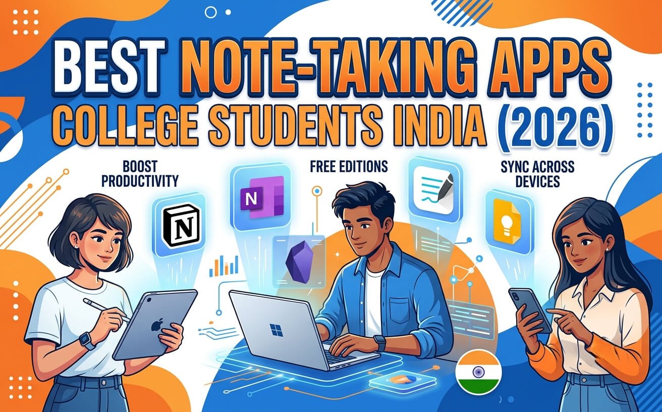Best Digital Note-Taking Apps for College Students in India (2026)
