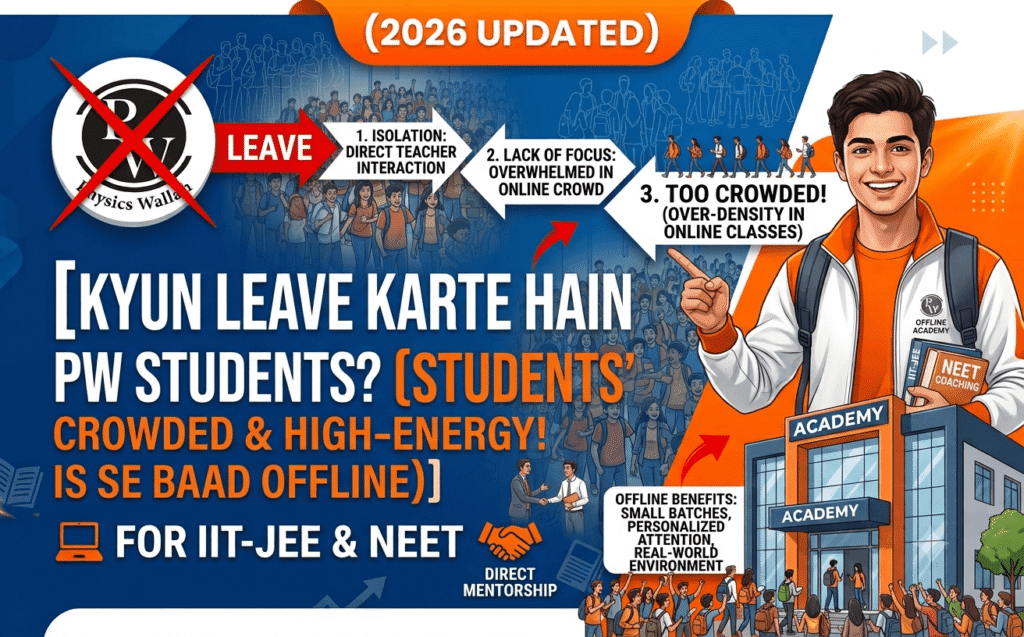 Students kyun leave karte hain PW ko offline ke liye