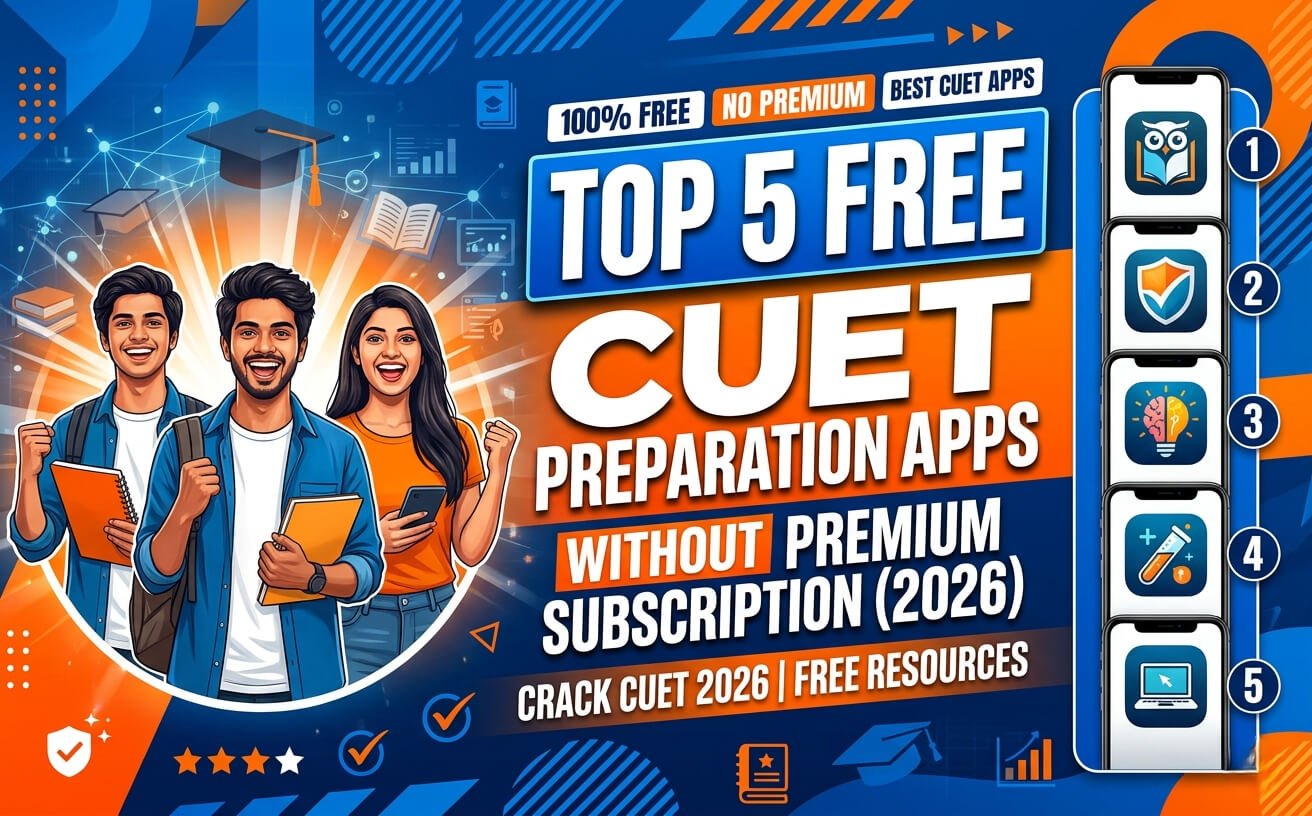 Top 5 Free CUET Preparation Apps Without Premium Subscription (2026)