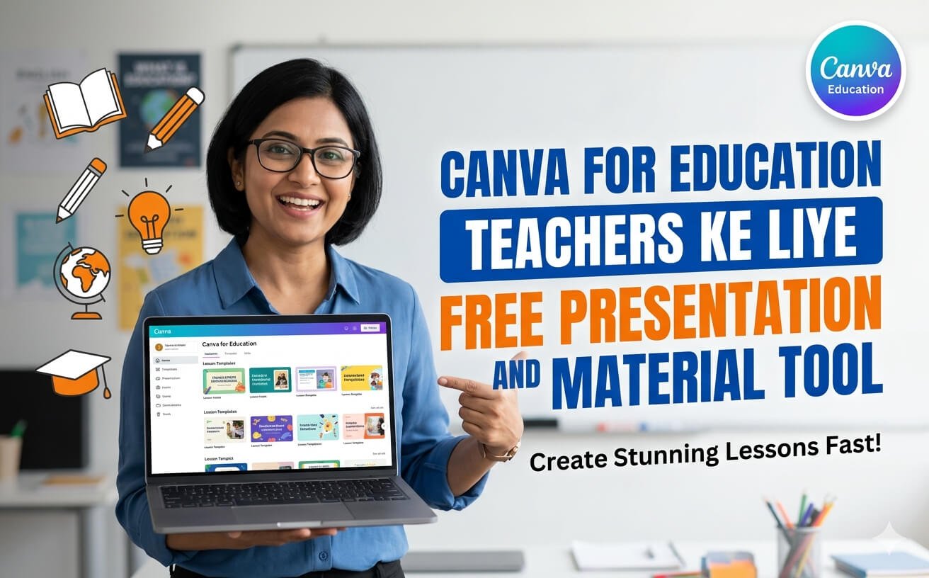 Canva for Education — Teachers ke liye Free Presentation & Material Tool