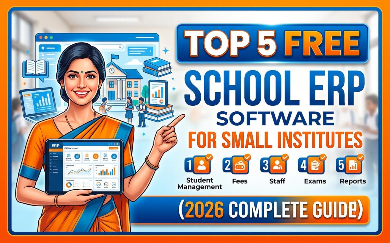 Top 5 Free School ERP Software for Small Institutes in India (2026 Complete Guide)
